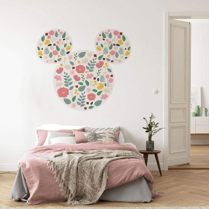 Dein Traumzimmer Komar - Deko Sticker - DOTS - Mickey Head Wildflowers Fototapeten