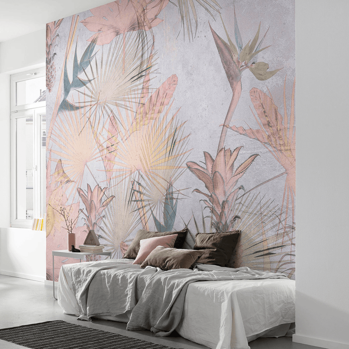 Dein Traumzimmer Komar Fototapete auf Papier - Tropical Concrete Tapeten