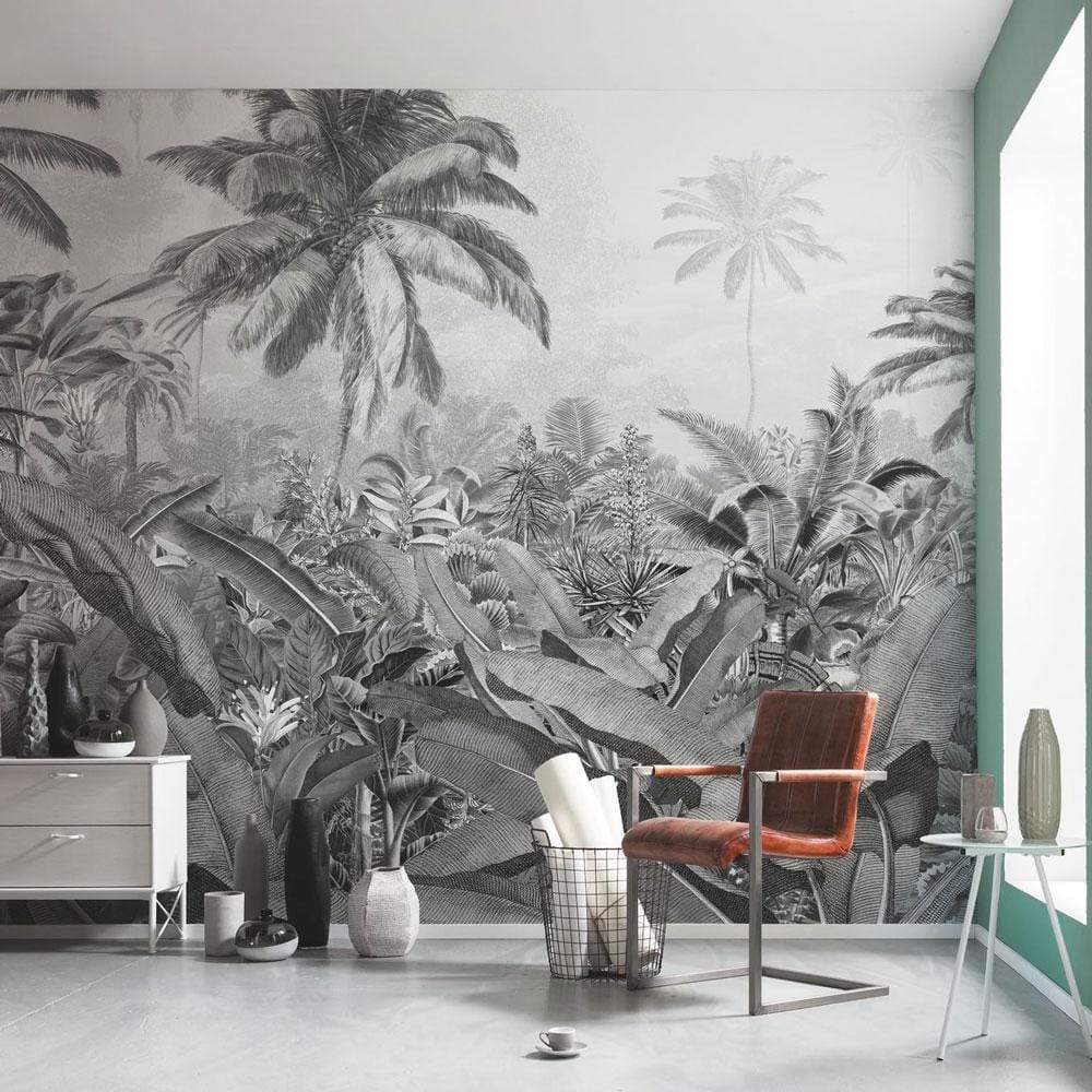 Komar Fototapete - Pure - Amazonia Black and White | Dein Traumzimmer |  Luxuriöses Design | Nur die Beste Qualität | Schneller Versand