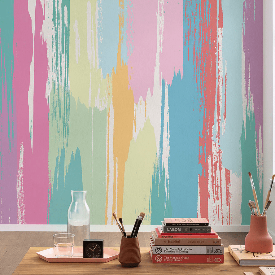 Dein Traumzimmer Colour Rain I Flair - Komar Digitaldruck-Fototapete Fototapeten