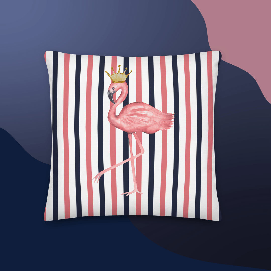 Dein Traumzimmer Flamingo Queen - Sommer Deko Kissen Dekorative Kissen