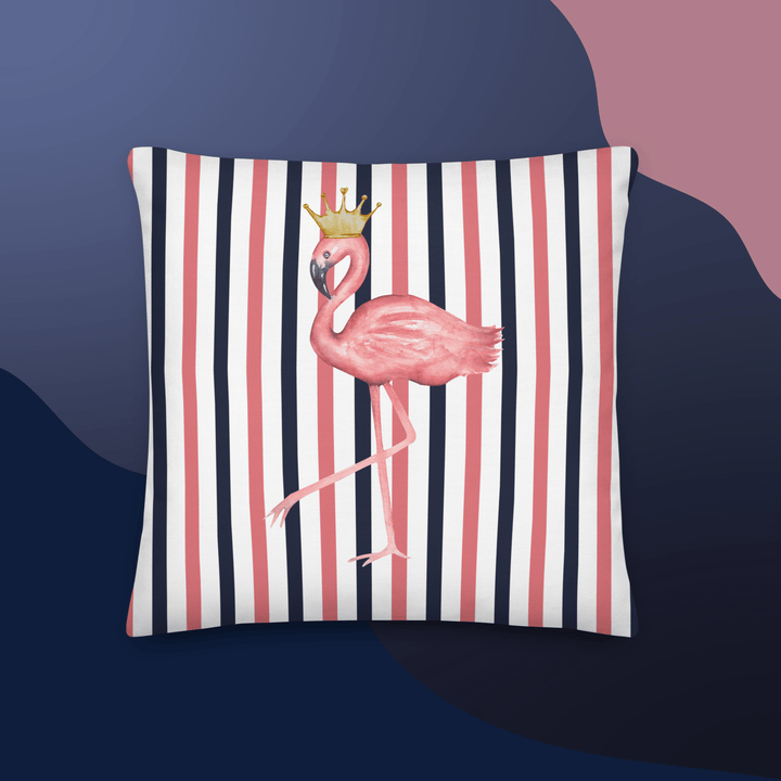 Dein Traumzimmer Flamingo Queen - Sommer Deko Kissen Dekorative Kissen