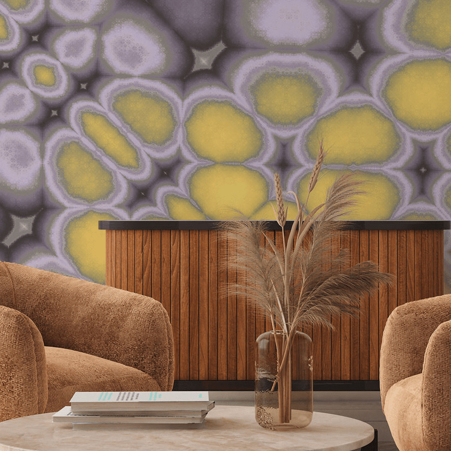 Dein Traumzimmer Fractal Flakes I Flair - Komar Digitaldruck-Fototapete Fototapeten