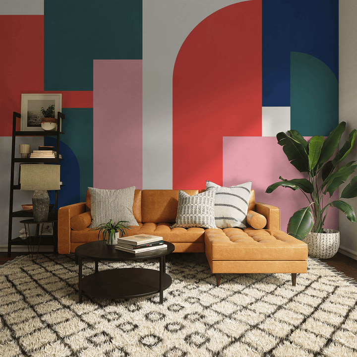 Dein Traumzimmer Geometric Colours I Flair - Komar Digitaldruck-Fototapete Fototapeten