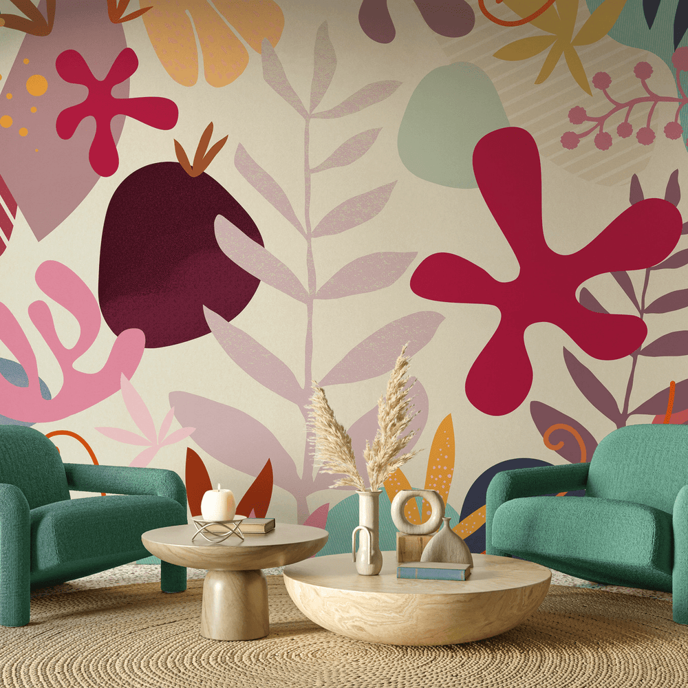 Dein Traumzimmer Happy Corals I Flair - Komar Digitaldruck-Fototapete Fototapeten