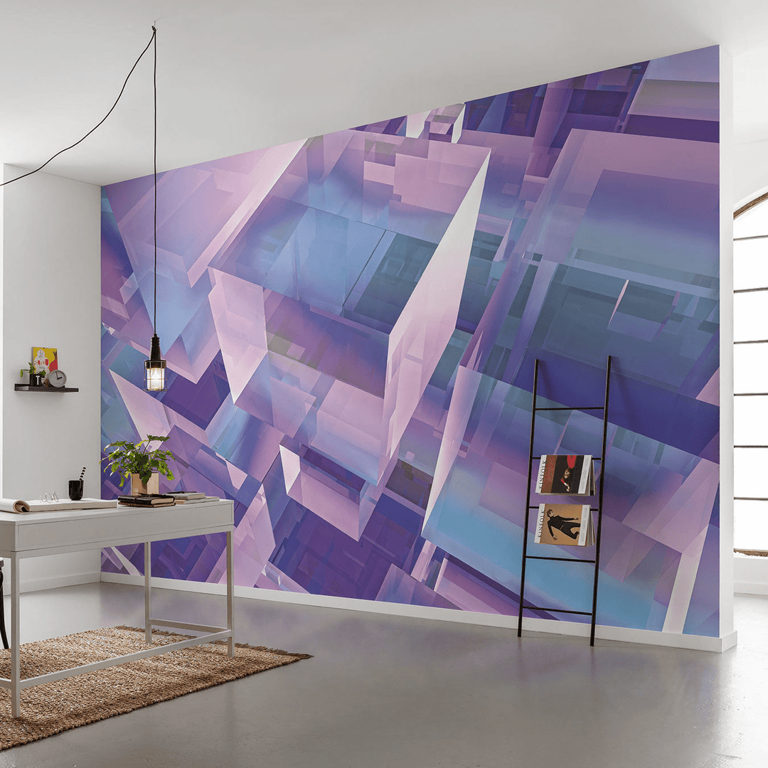 Dein Traumzimmer Holographicubical I Flair - Komar Digitaldruck-Fototapete Fototapeten