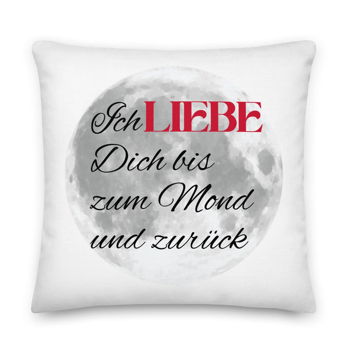 Dein Traumzimmer Ich liebe dich bis zum Mond und zurück - Dekokissen Dekorative Kissen