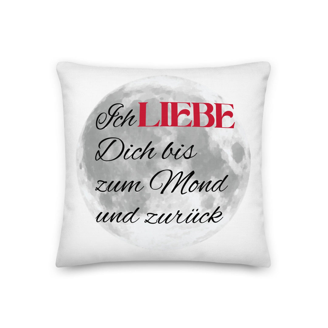 Dein Traumzimmer Ich liebe dich bis zum Mond und zurück - Dekokissen Dekorative Kissen