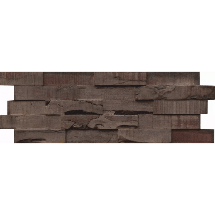 Dein Traumzimmer INDO Echtholz Wandpaneele 3D - SLIMWOOD - CHARRED Wandpaneele