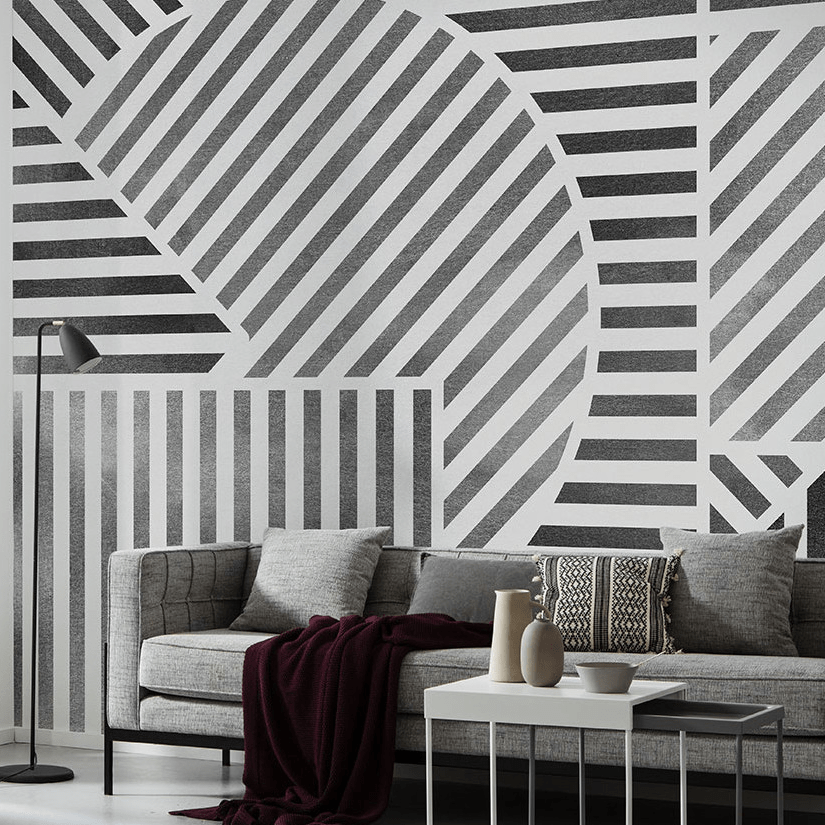 Dein Traumzimmer Jeux de Lignes - Flair - Komar Digitaldruck-Fototapete Fototapeten