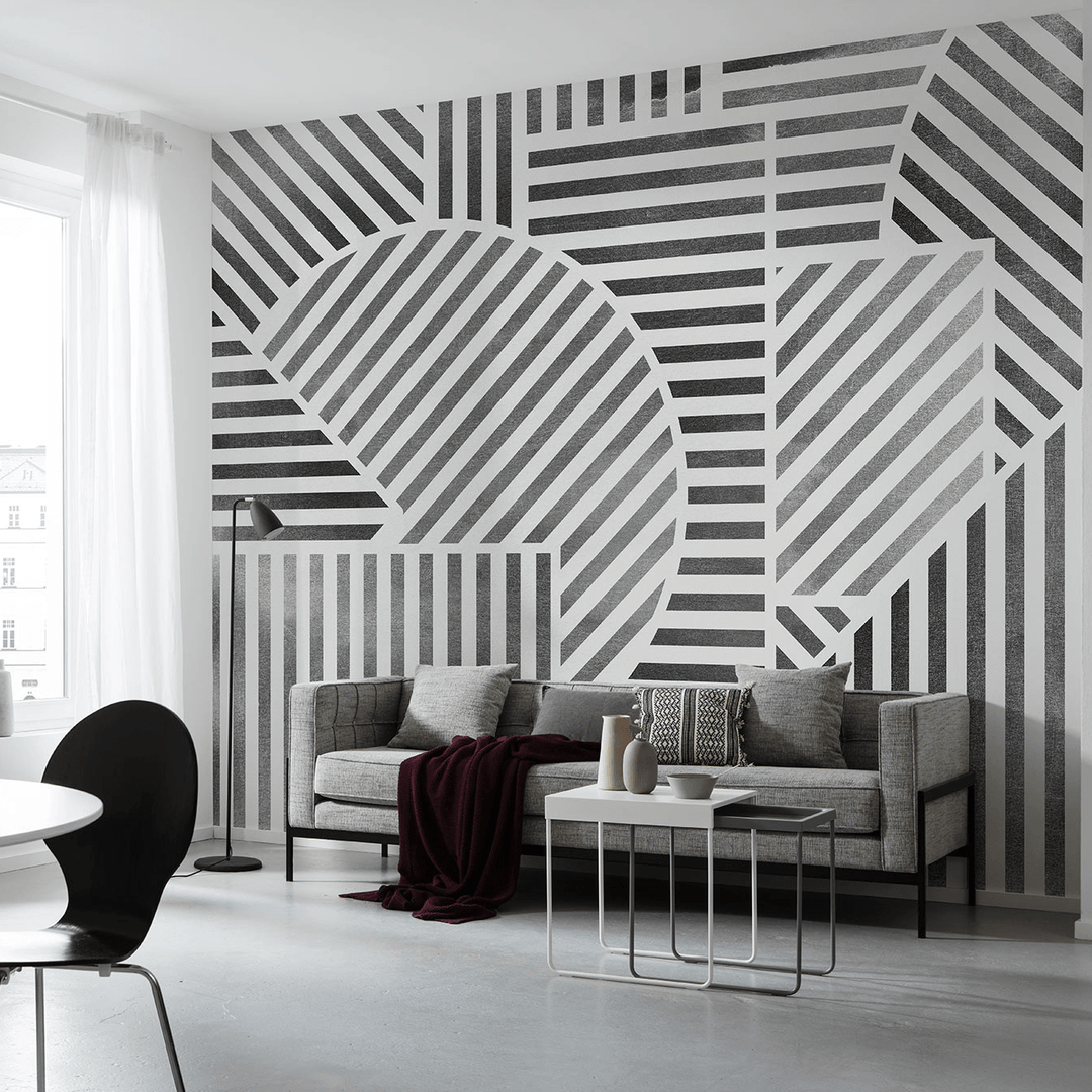 Dein Traumzimmer Jeux de Lignes - Flair - Komar Digitaldruck-Fototapete Fototapeten