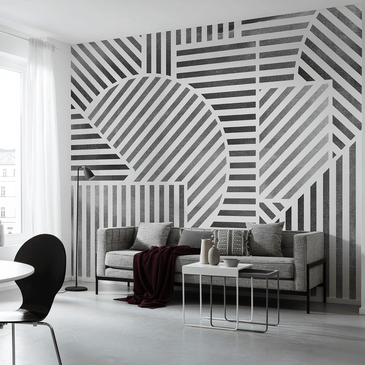 Dein Traumzimmer Jeux de Lignes - Flair - Komar Digitaldruck-Fototapete Fototapeten