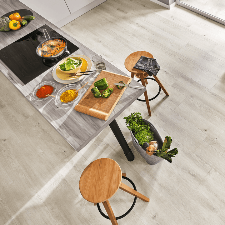 Dein Traumzimmer JOKA Deluxe 833 XPLORA NEXT - WIDE TIMELESS - 8833 Oak cottage white Naturdesignboden