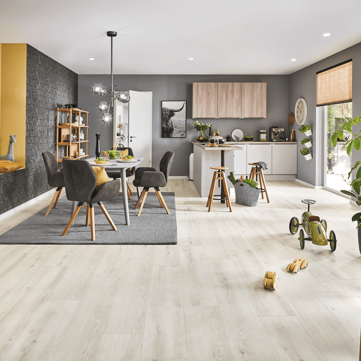 Dein Traumzimmer JOKA Deluxe 833 XPLORA NEXT - WIDE TIMELESS - 8833 Oak cottage white Naturdesignboden