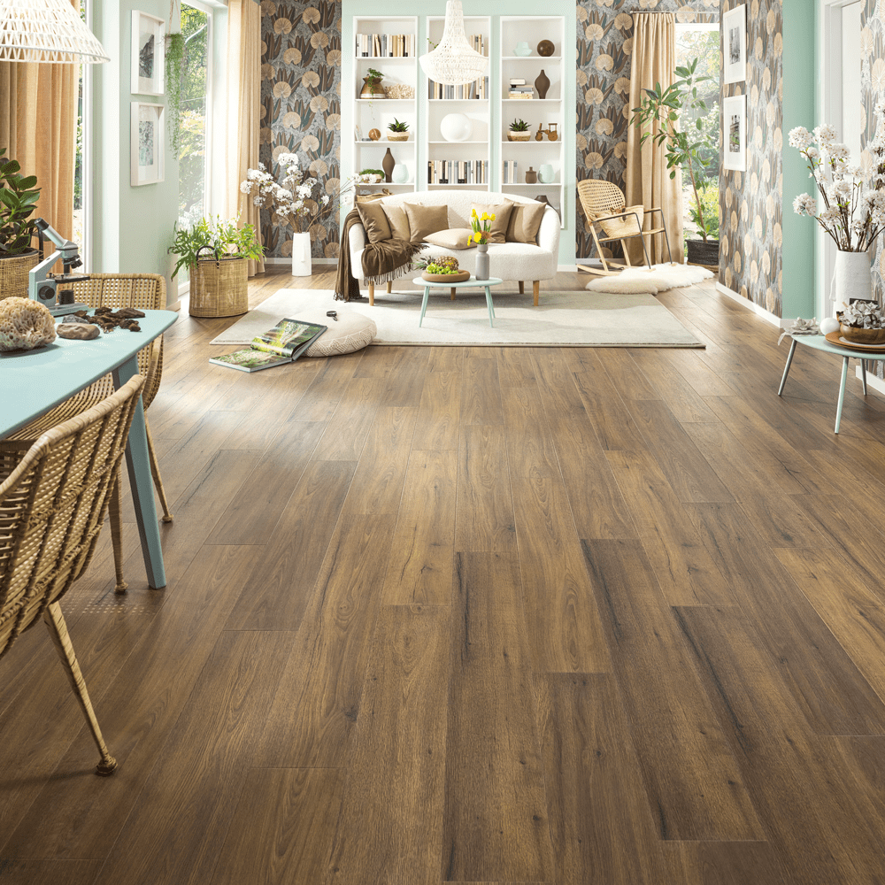 Dein Traumzimmer JOKA Deluxe XPLORA NEXT 832 IMPULSE - 8465 Oak vintage brown Naturdesignboden