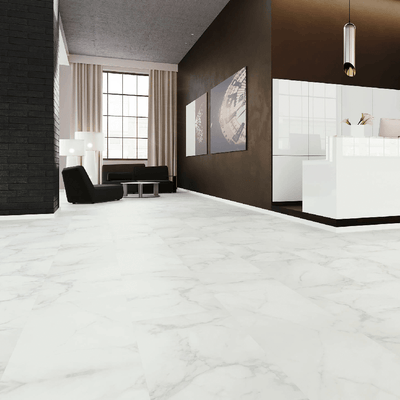 Dein Traumzimmer JOKA Designboden 555 - 5604 Carrara white - Klebevariante Vinylboden