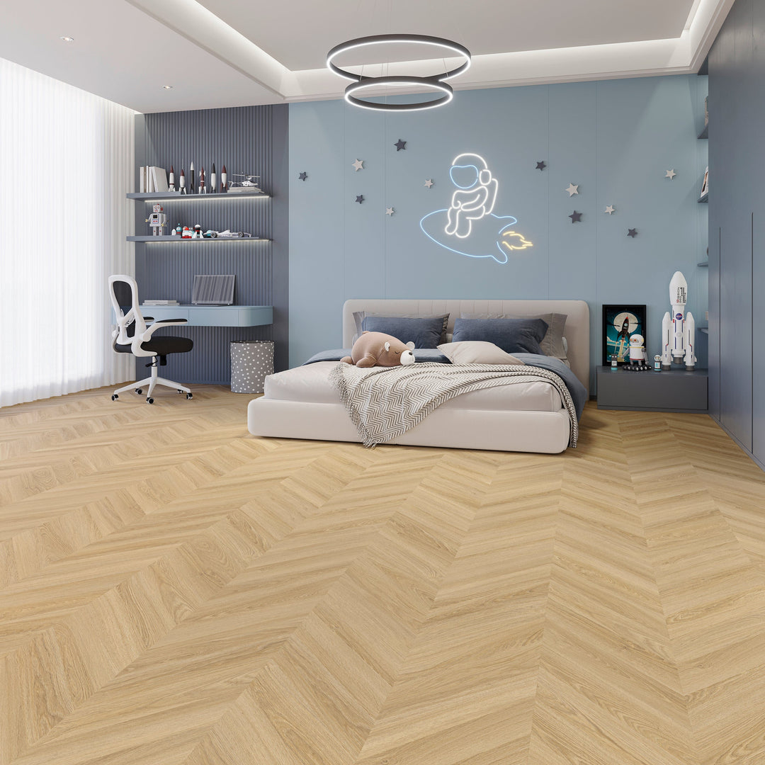 Dein Traumzimmer JOKA DESIGNBODEN 555 EVOLUT CHEVRON - 5802 Frosty Oak Vinylboden