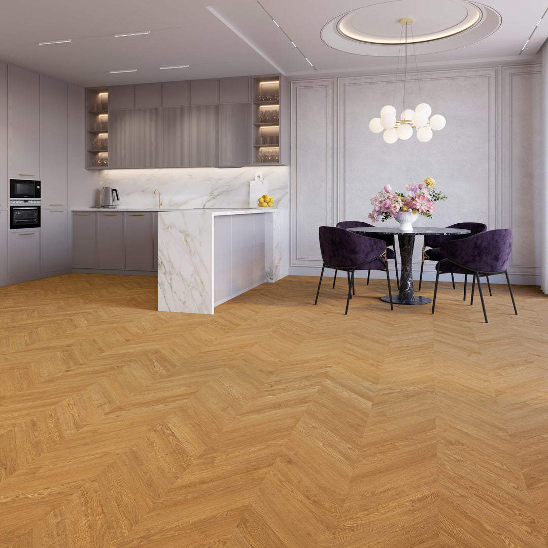 Dein Traumzimmer JOKA DESIGNBODEN 555 EVOLUT CHEVRON - 5804 Palm Oak Vinylboden