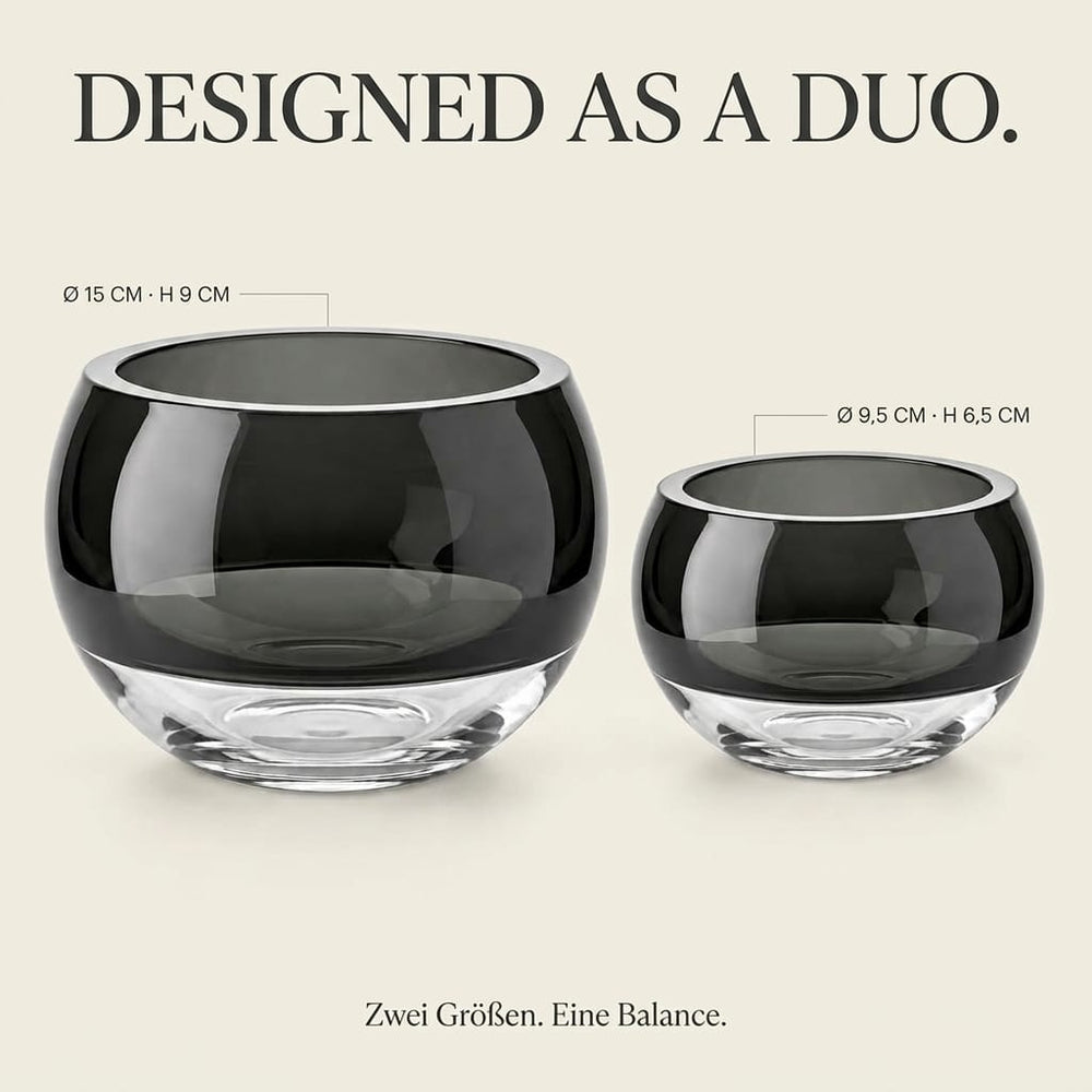 Dein Traumzimmer Kaheku Grau Vibe Glas Set Glas