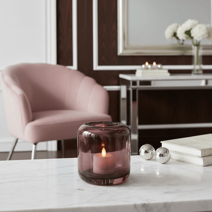 Dein Traumzimmer Kaheku Kübel Opino Lila Ø13cm Glas