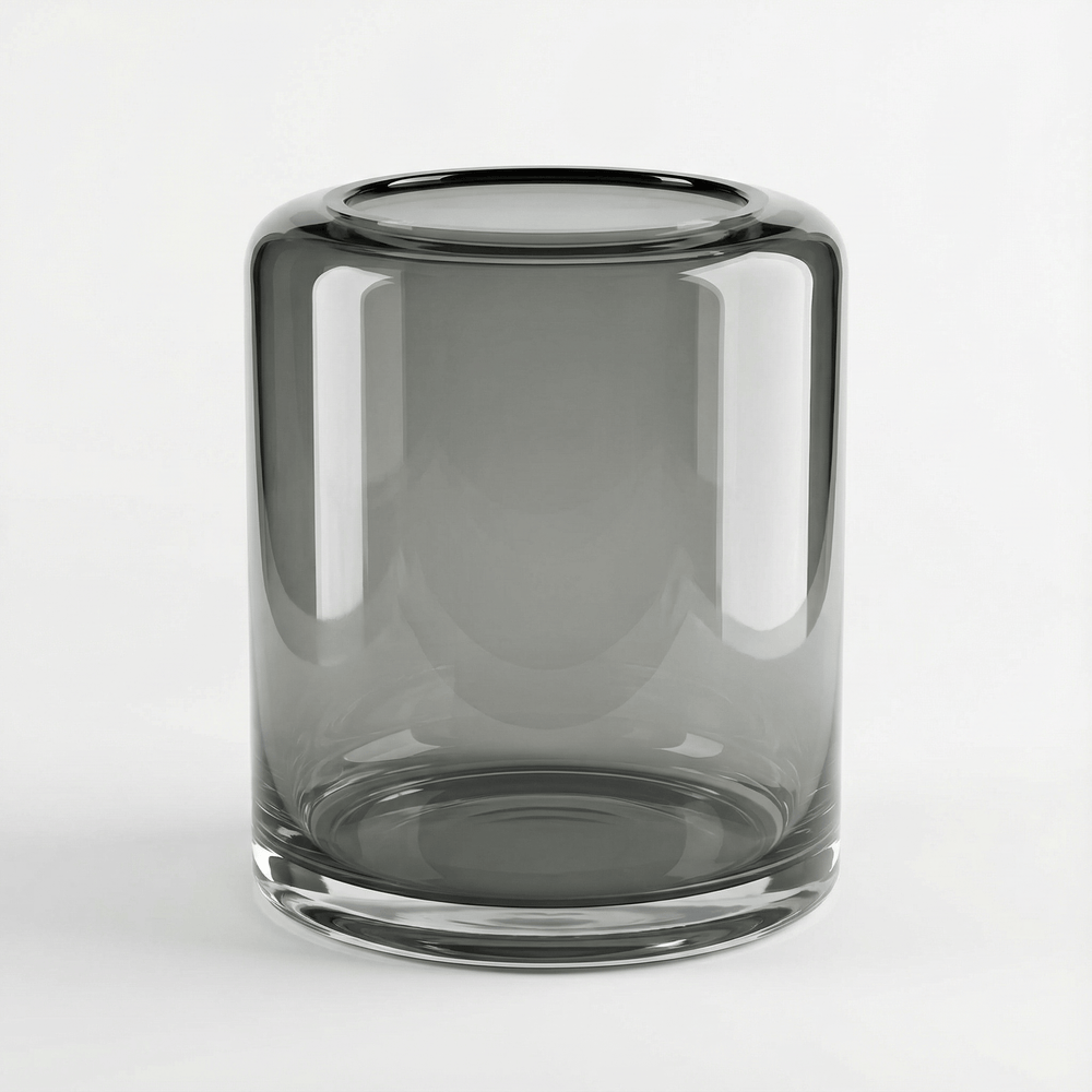 Dein Traumzimmer Kaheku - Kübel Opino Smoke Ø18 cm Glas