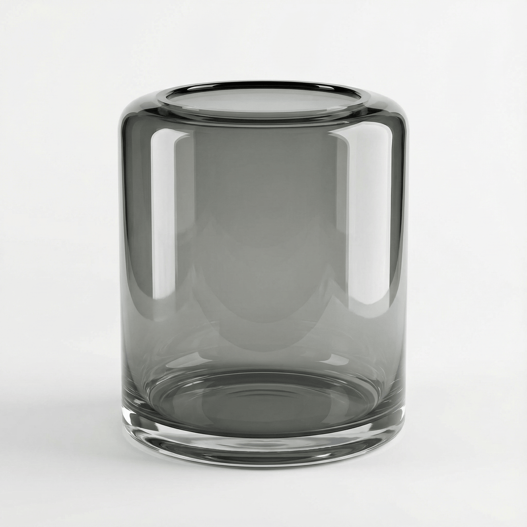 Dein Traumzimmer Kaheku - Kübel Opino Smoke Ø18 cm Glas