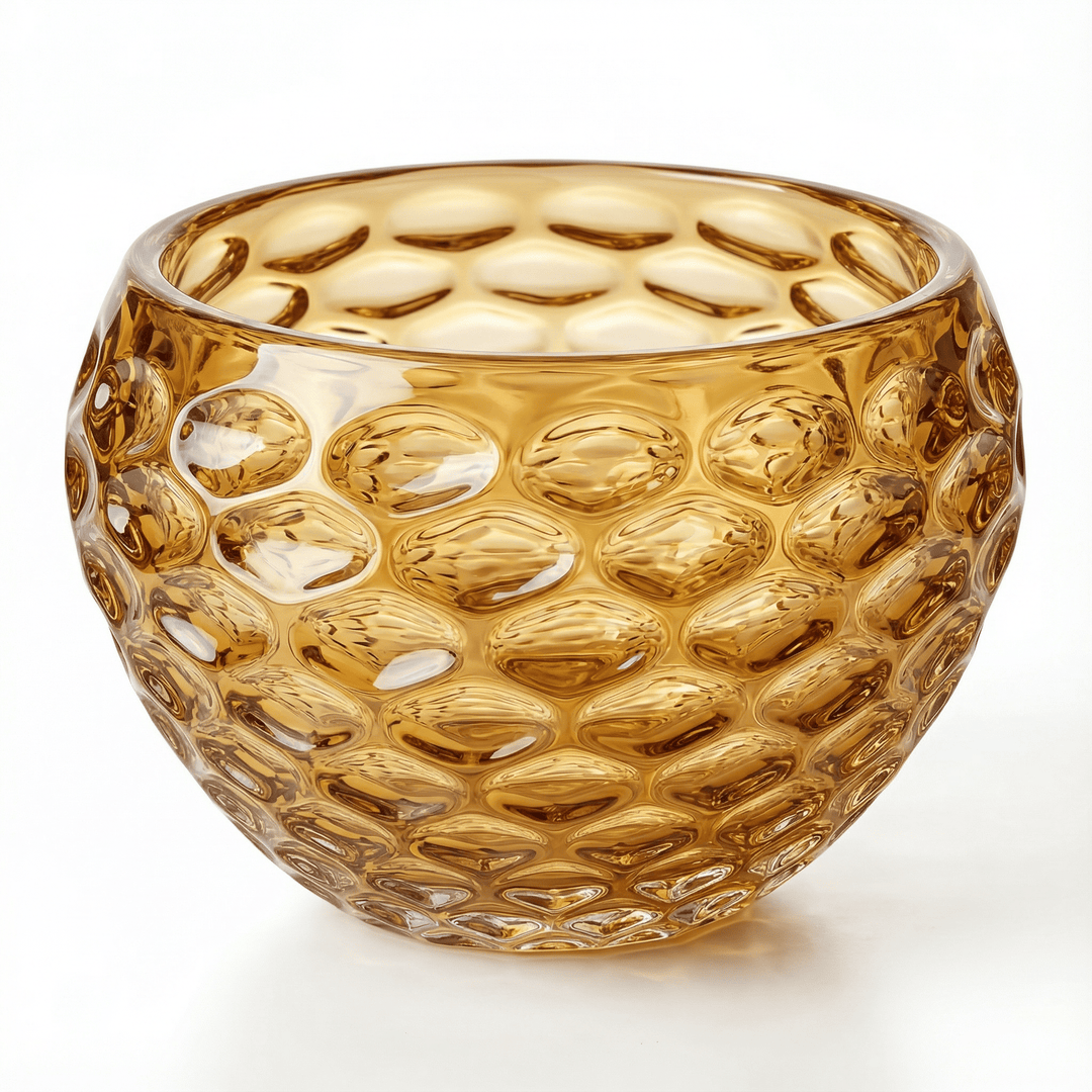 Dein Traumzimmer Kaheku - Kübel Roccella Amber Ø25 cm Glas