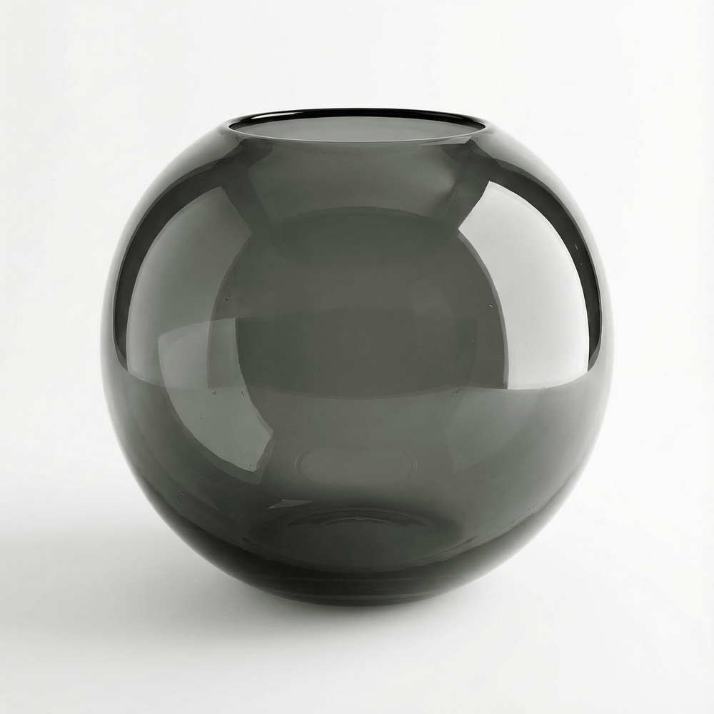 Dein Traumzimmer Kaheku - Kugelvase Opino Smoke Ø35 cm Glas