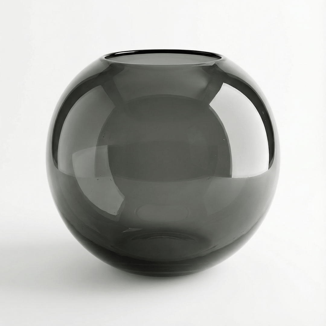 Dein Traumzimmer Kaheku - Kugelvase Opino Smoke Ø35 cm Glas