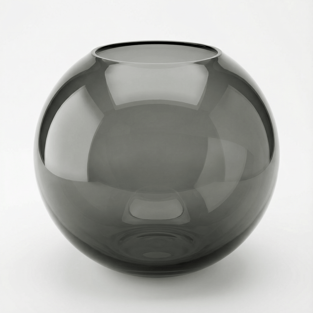 Dein Traumzimmer Kaheku - Kugelvase Opino Smoke Ø40 cm Glas