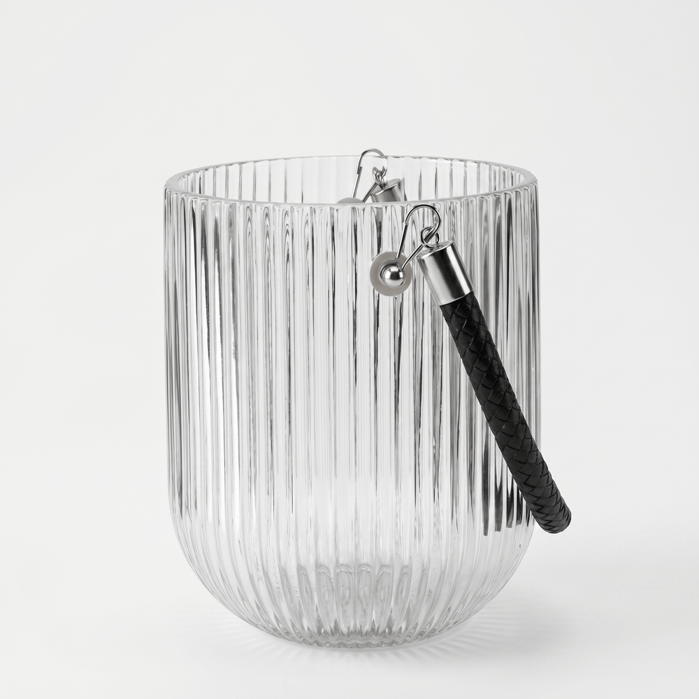 Dein Traumzimmer Kaheku Laterne Relax Struktur klar Ø13 cm Glas