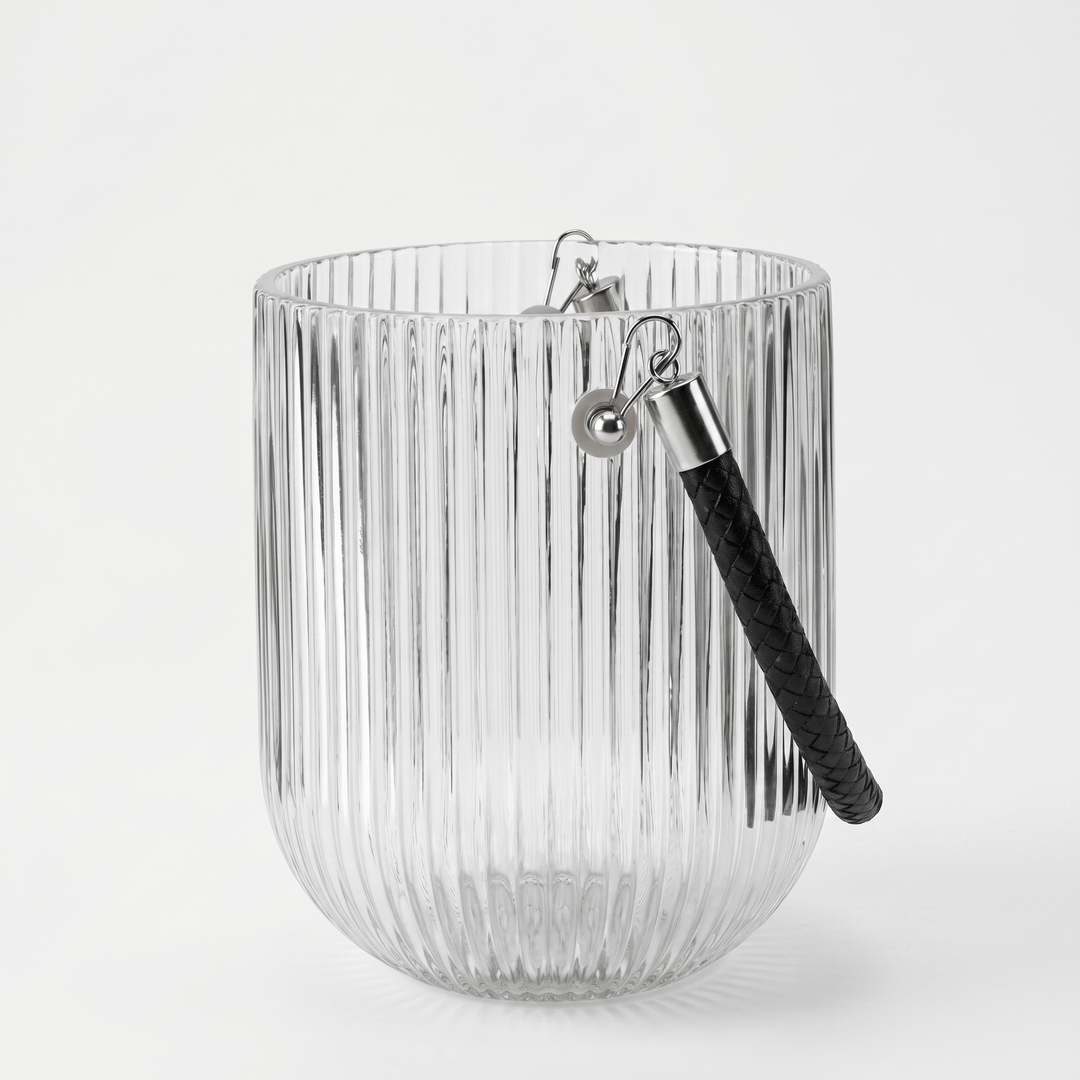 Dein Traumzimmer Kaheku Laterne Relax Struktur klar Ø13 cm Glas