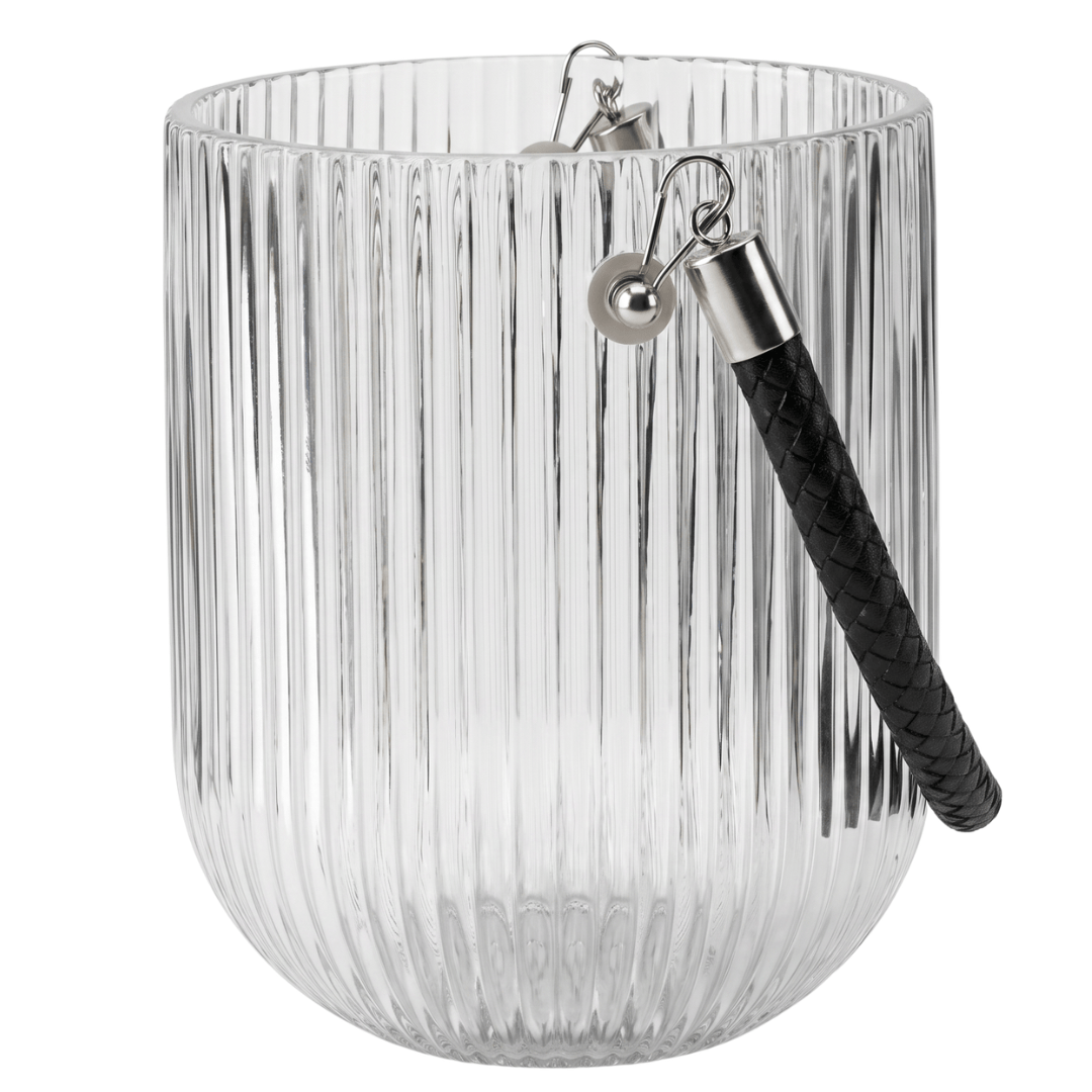 Dein Traumzimmer Kaheku Laterne Relax Struktur klar Ø17cm Glas