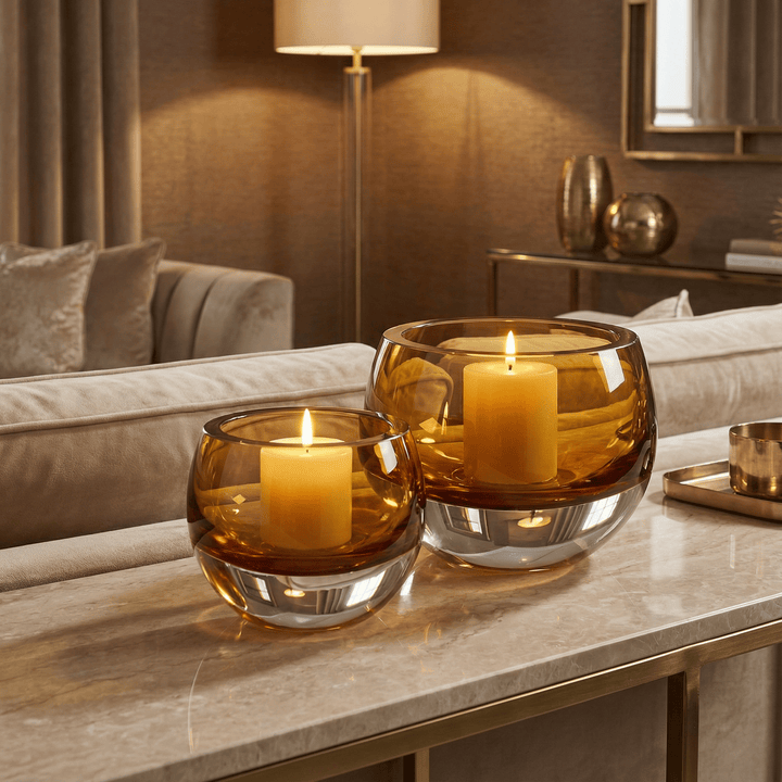 Dein Traumzimmer Kaheku - Olson Amber Set Glas