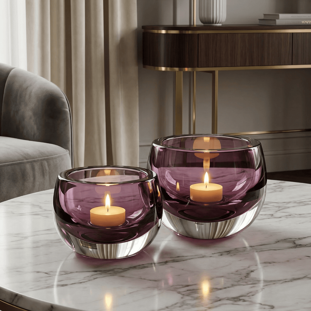 Dein Traumzimmer Kaheku - Olson Purple Set Glas