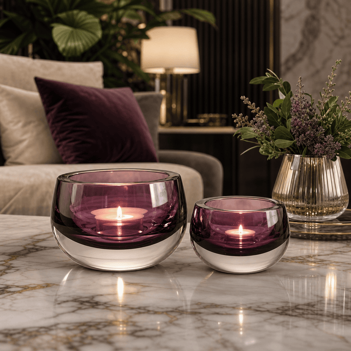Dein Traumzimmer Kaheku Purple Vibe Glas Set Glas