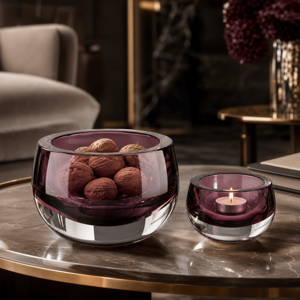 Dein Traumzimmer Kaheku Purple Vibe Glas Set Glas