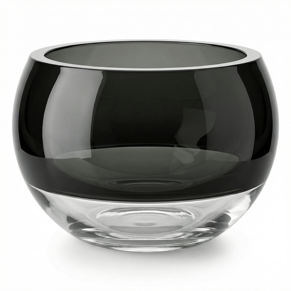 Dein Traumzimmer Kaheku Schale Olson Grau Ø15cm Glas