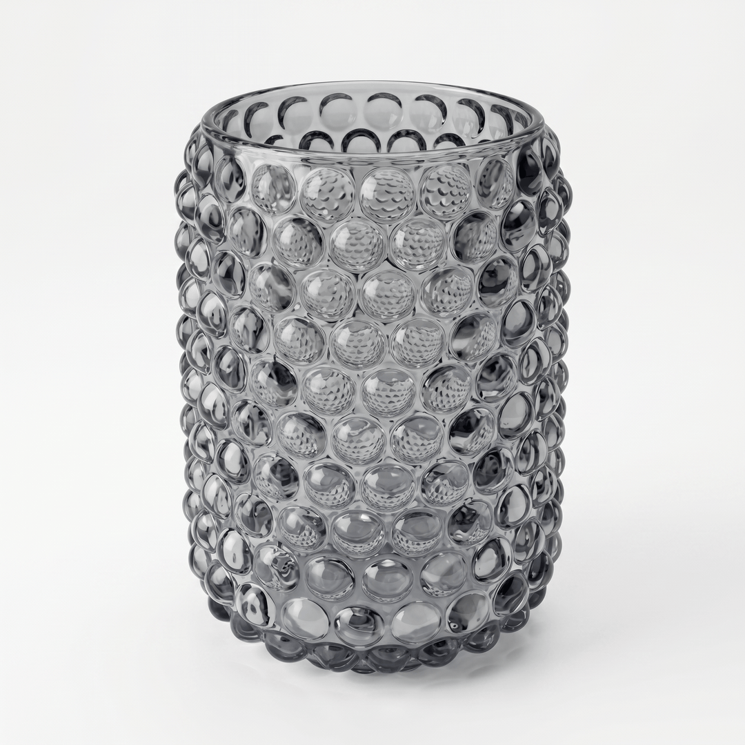 Dein Traumzimmer Kaheku Tischlicht Cura grau Ø9cm Glas