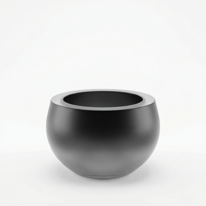 Dein Traumzimmer Kaheku Tischlicht Olson grau matt Ø9,5cm Glas