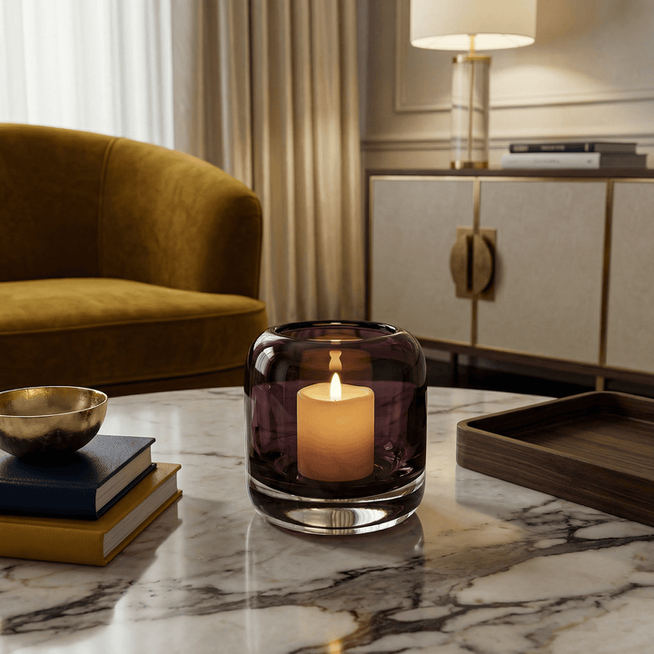 Dein Traumzimmer Kaheku Tischlicht Opino Lila Ø10cm Glas