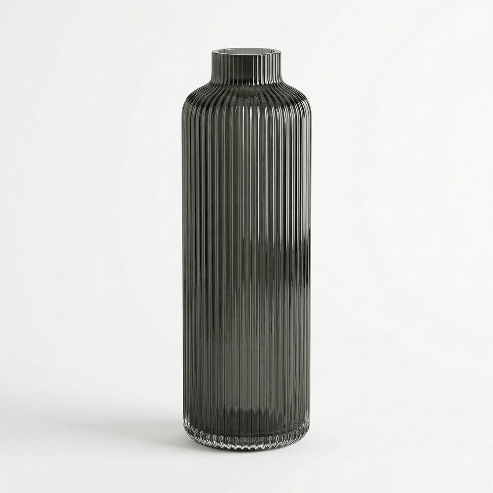 Dein Traumzimmer Kaheku Vase Bertini Smoke Ø10cm Glas