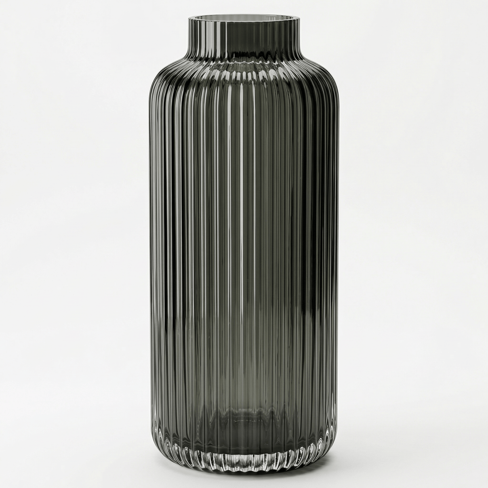 Dein Traumzimmer Kaheku Vase Bertini Smoke Ø10cm Glas