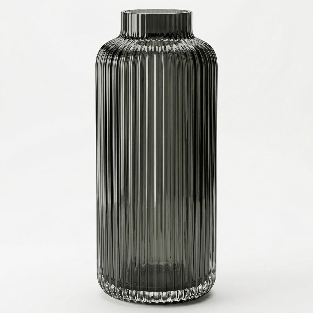Dein Traumzimmer Kaheku Vase Bertini Smoke Ø10cm Glas