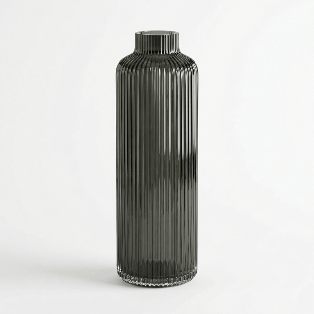 Dein Traumzimmer Kaheku Vase Bertini Smoke Ø9cm Glas