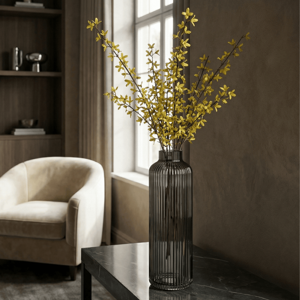 Dein Traumzimmer Kaheku Vase Bertini Smoke Ø9cm Glas