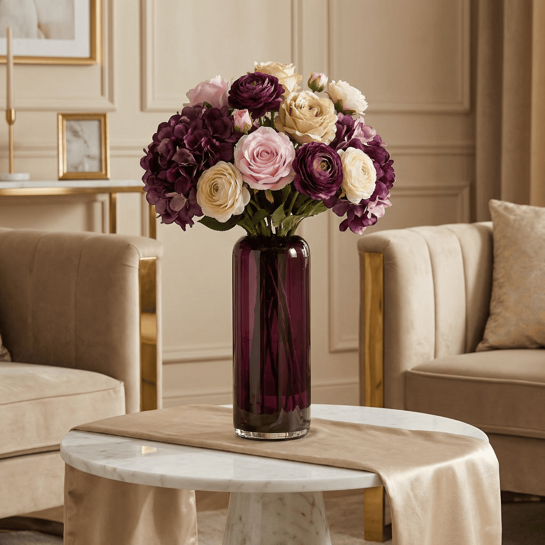 Dein Traumzimmer Kaheku Vase Opino Lila Ø7,5cm Glas