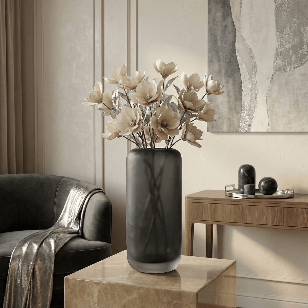 Dein Traumzimmer Kaheku - Vase Opino Matt Smoke Ø7,5 cm Glas