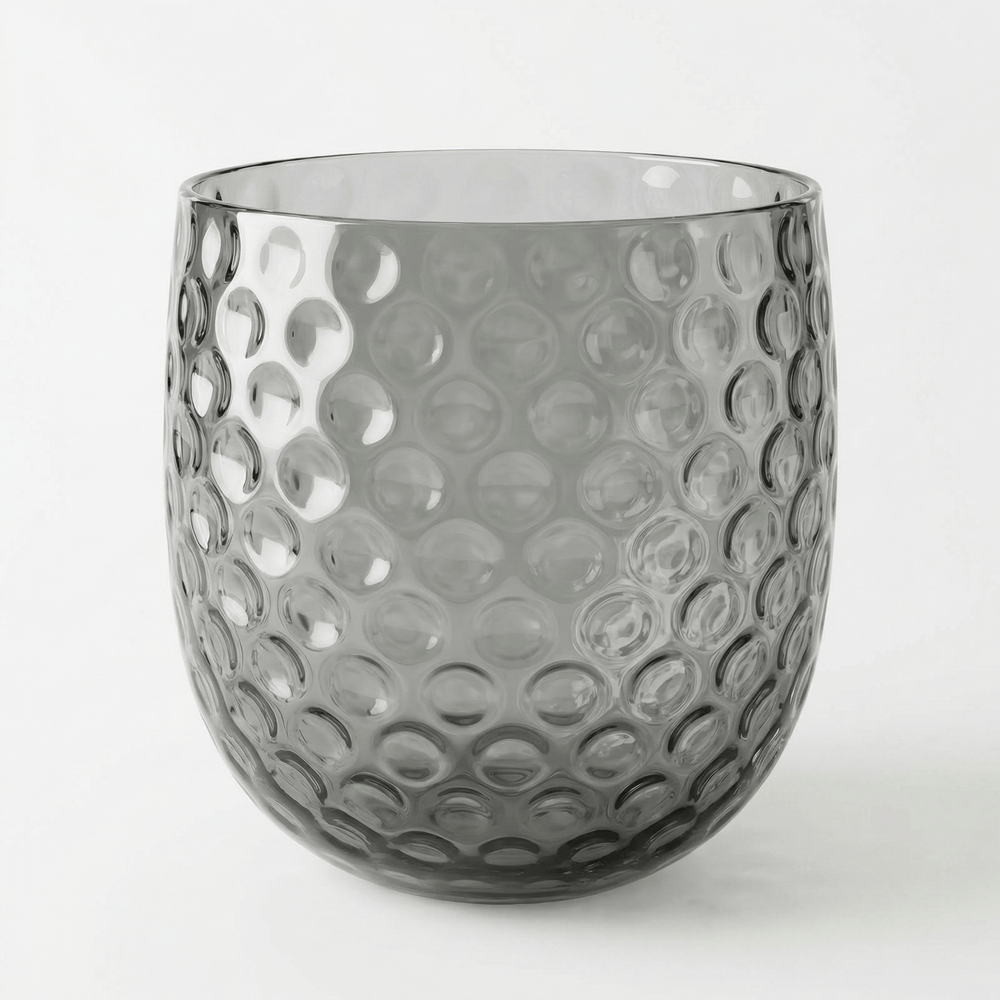 Dein Traumzimmer Kaheku Windlicht Catania lüster-rauch optik Ø25cm Glas