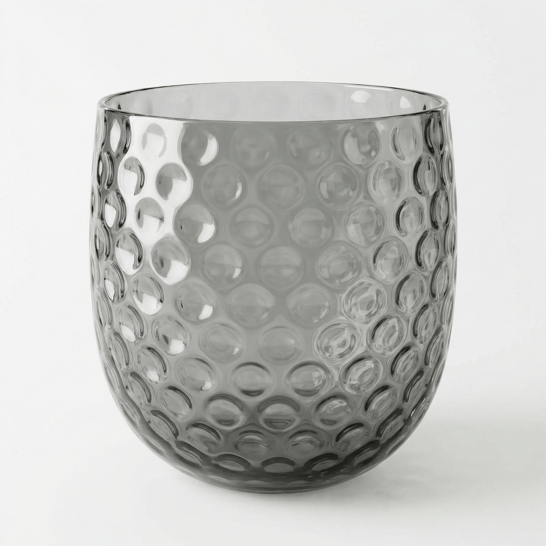 Dein Traumzimmer Kaheku Windlicht Catania lüster-rauch optik Ø25cm Glas